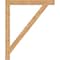 Ekena Millwork Traditional Block Smooth Bracket, Western Red Cedar, 3 1/2"W x 38"D x 46"H BKT04X38X46TRA05SWR - alternate 4
